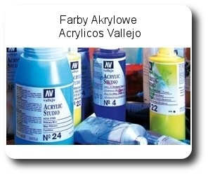 Najwyższej jakości Farby Artystyczne Acrylicos Vallejo